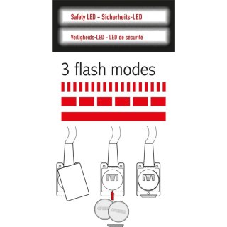 SMYCZ Z PASKIEM LED DŁ 120CM CZERWONY