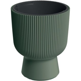 DONICZKA DO KWIATÓW MILLY NA NODZE ŚR 30CM ZIELONA PINA