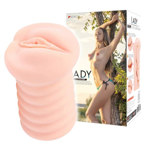 Masturbator dla mężczyzn. Seks gadżet, miękki w dotyku. Pochwa Lady