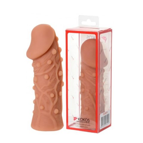 Nakładka na penisa z żyłkami i wypustkami - Extreme Sleeve ES.06-S.
