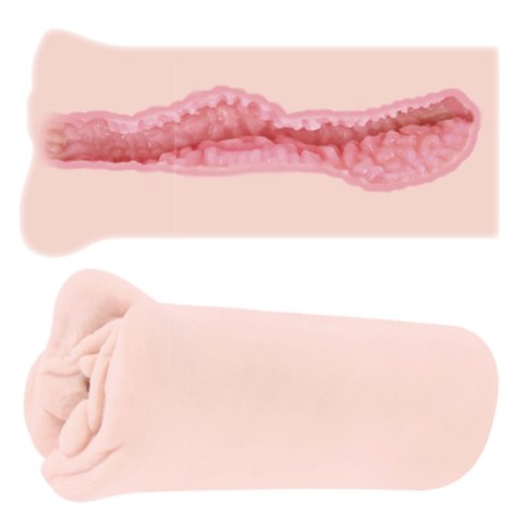 Sztuczna pochwa, ciasny masturbator. Masaż penisa. Nara Double Layer