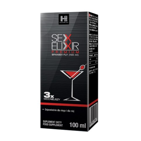 Krople Sex Elixir 100 ml. Krople dla kobiet i mężczyzn. Hiszpańska mucha.