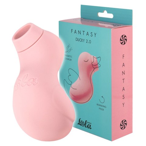 Masażer z funkcją ssania. Stymulator łechtaczki. Ducky