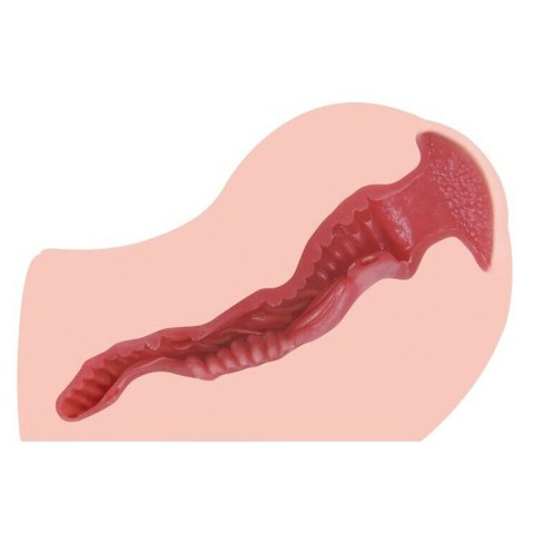 Masturbator dla mężczyzn, głęboka penetracja. Pochwa Double Layer .