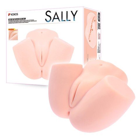 Masturbator z rozchylonymi nogami i kuszącą pochwą. Sex tors Sally.