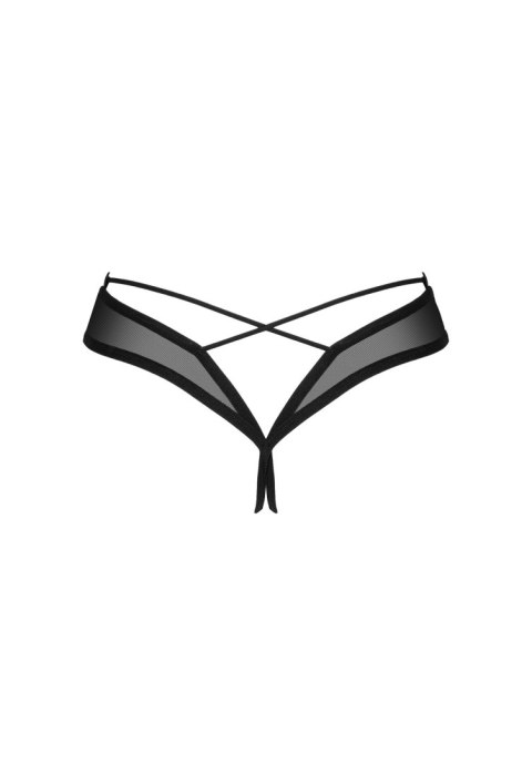Otwarte czarne stringi Roxelia od Obsessive rozmiar XL/2XL Otwarte czarne stringi Roxelia od Obsessive rozmiar XL/2XL