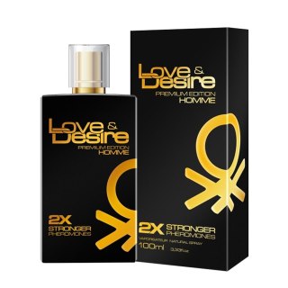 Perfumy męskie. Feromony zapachowe Love&Desire Gold męskie 100ml.