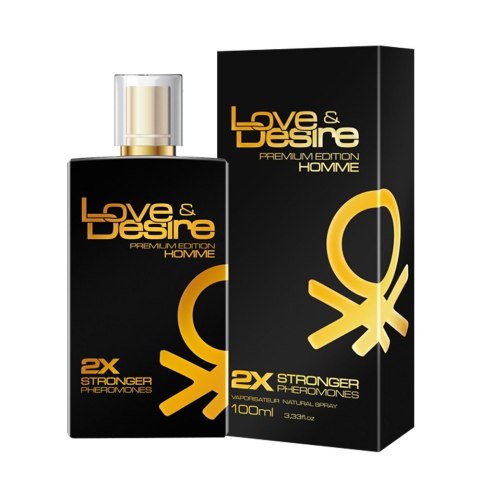 Perfumy męskie. Feromony zapachowe Love&Desire Gold męskie 100ml.