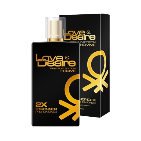 Perfumy męskie. Feromony zapachowe Love&Desire Gold męskie 100ml.