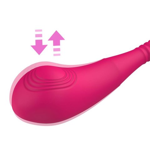 Silikonowy strap-on z wibracjami i pulsacjami. Mocna stymulacja.