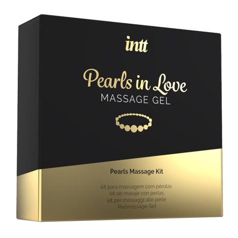 Sznur pereł z żelem silikonowym w pięknym opakowaniu. Prezent. Pearls In Love.