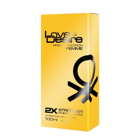 Zmysłowy zapach podkreślający kobiecość. Perfumy dla kobiet Love&Desire Gold 100 ml.