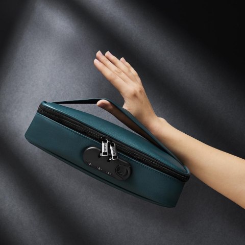 Kuferek na sex zabawki na zamek i kod, Discreet Box Luxury Green