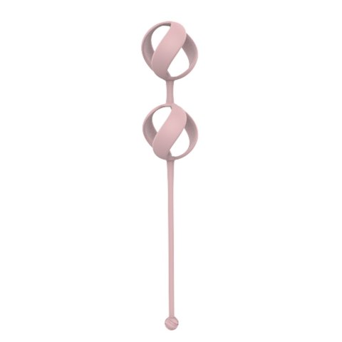 Kulki dopochwowe do stymulacji 4 sztuki, z ciężarkami. Valkyrie Pink