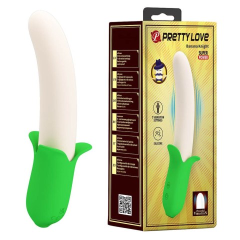 Wibrator silikonowy dla kobiet w kształcie banana. Zabawa solo i w parze
