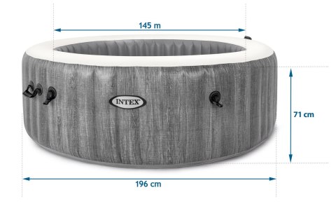 Dmuchane SPA z hydromasażem 196 x 71 cm 4 os. INTEX 28440