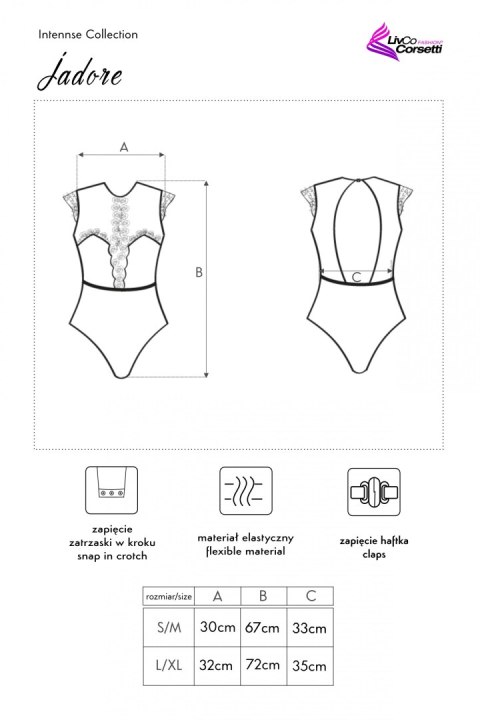 Body Jadore Intennse Collection rozmiar - S/M