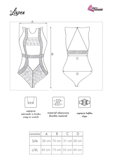 Body Lixpen LC 90612 rozmiar - S/M