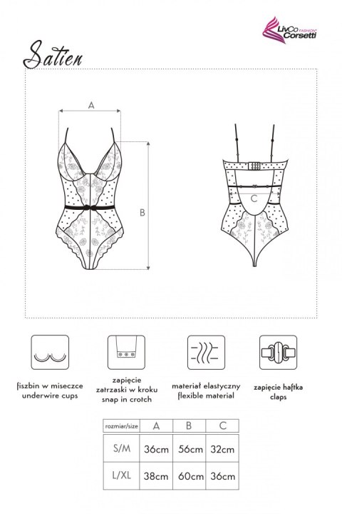 Body Satien LC 90553 rozmiar - S/M