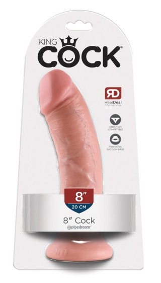 Dildo King Cock z przyssawką dł. 20 cm