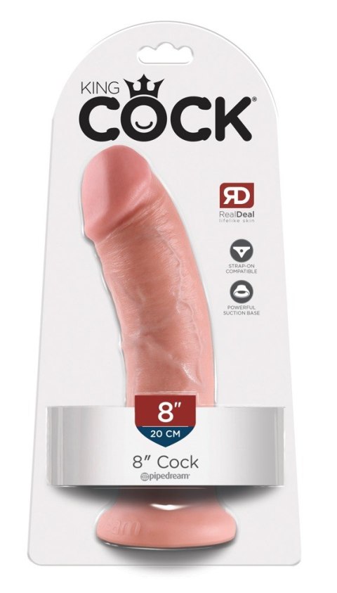 Dildo King Cock z przyssawką dł. 20 cm