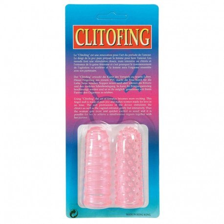 Dwie nakładki na penis LUSTFINGERS SOFT+BUMPY PINK
