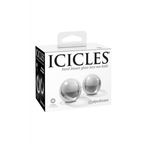 Icicles No.42 Medium Glass Ben-Wa Kulki stymulacyjne
