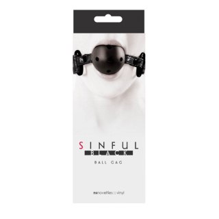 Knebel SINFUL BALL GAG BLACK
