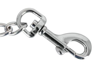 Metalowy łańcuszek z karabińczykami 15 cm