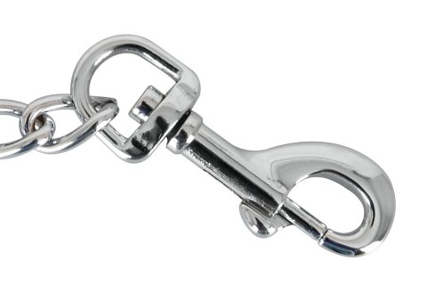 Metalowy łańcuszek z karabińczykami 15 cm