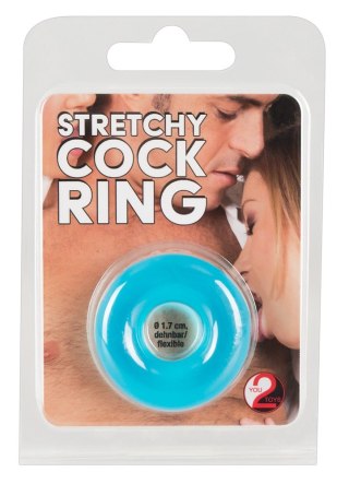 Pierścień Stretchy Cockring Frosted Blue