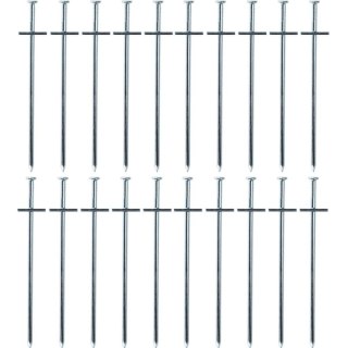 ŚLEDZIE DO NAMIOTU 23CM KPL. 20SZT METAL W WALIZCE REDCLIFFS