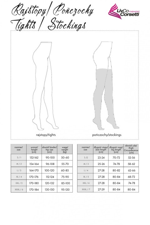 Legginsy / Rajstopy Andurim LC 17146 rozmiar - S/L