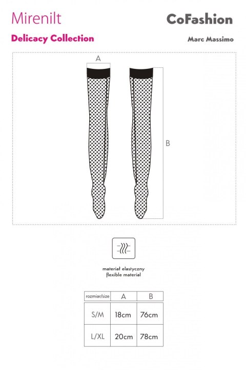 Pończochy Mirenilt CF 90576 Delicacy Collection rozmiar - S/M