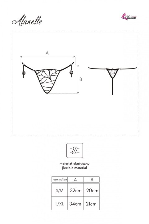 Zmysłowy komplet Alanelle LC 90515 rozmiar - L/XL