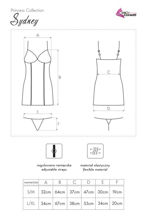 Koszulka i stringi Sydney L/XL