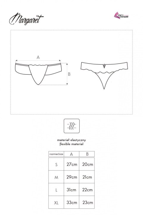 Stringi Margaret kremowe XL