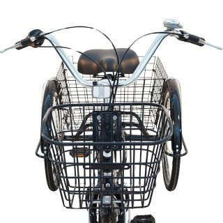 ROWER 3-KOŁOWY 24 CZARNY SHIMANO 7-BIEGOWY OBNIŻONA RAMA 1060972