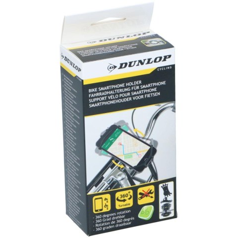 UCHWYT NA TELEFON SILIKONOWY DUNLOP OBRACANY 360 CZARNY