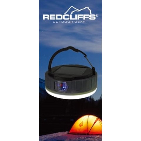 LATARKA LAMPA CAMPING SOLARNA USB REDCLIFFS