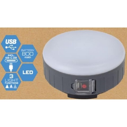 LATARKA LAMPA CAMPING SOLARNA USB REDCLIFFS