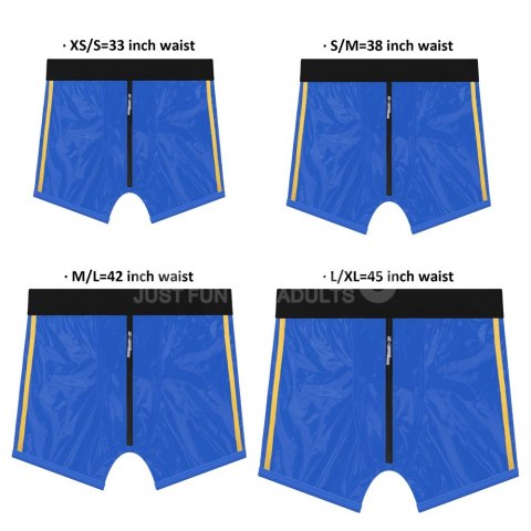 CHIC STRAPON SHORTS (36 39 CAI W PASIE) NIEBIESKI