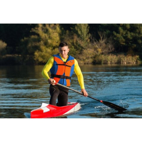 KAMIZELKA ASEKURACYJNA STANDARD AQUARIUS XXL NIEBIESKO-POMARAŃCZOWA
