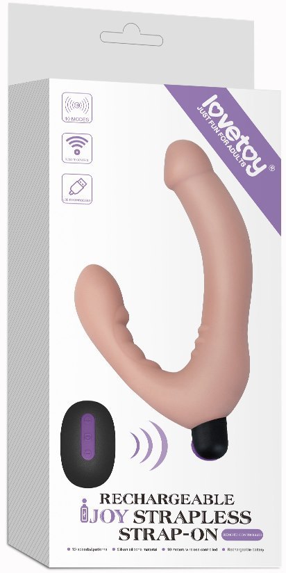 STRAPON BEZ UPRZĘŻY RECHARGEABLE IJOY STRAPLESS STRAP ON
