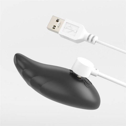 WIBRATOR 8.0'' DUAL LAYERED PLATINUM SILICONE ROTATOR