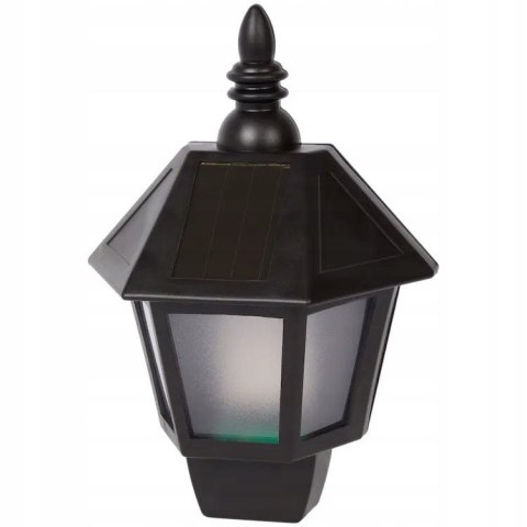 ELEWACYJNA ŚCIENNA LAMPA SOLARNA WISZĄCA LAMPION LATARNIA EFEKT PŁOMIENIA