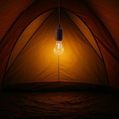 LAMPA ŻARÓWKA KEMPINGOWA TURYSTYCZNA NA BATERIE REDCLIFFS WZÓR 1