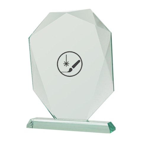 Trofeum szklane grawerowane z etui + wypełnienie farbą Trofeum szklane grawerowane z etui + wypełnienie farbą