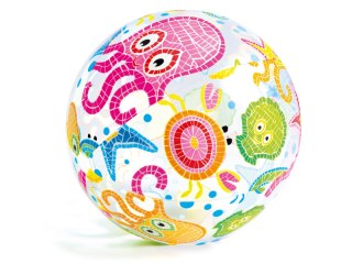 DMUCHANA PIŁKA PLAŻOWA Z NADRUKIEM 51 CM INTEX 59040 SMAKOŁYKI