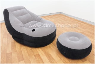FOTEL DMUCHANY + PODNÓŻEK 130 X 99 X 76 CM INTEX 68564